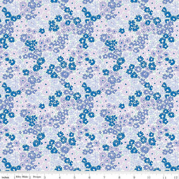 10" End of Bolt - SALE London Parks Kensington Confetti B 01666861B - Riley Blake- Floral Flowers  - Liberty Fabrics- Quilting Cotton Fabric
