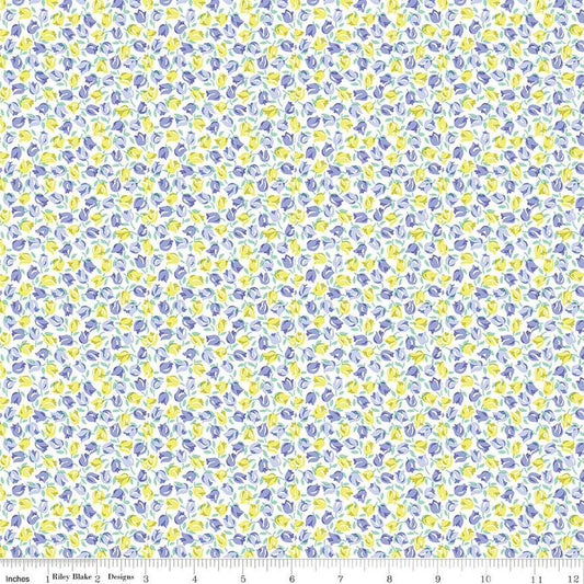 London Parks Tiny Tulips B 01666862B - Riley Blake Designs - Floral Flowers - Liberty Fabrics - Quilting Cotton Fabric