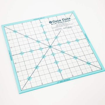 DEAL Lori Holt Cute Cuts Trim-It Ruler 8 1/2" x 8 1/2" STTI-5529 - Riley Blake Designs - Plastic Non-Slip 8.5" x 8.5"