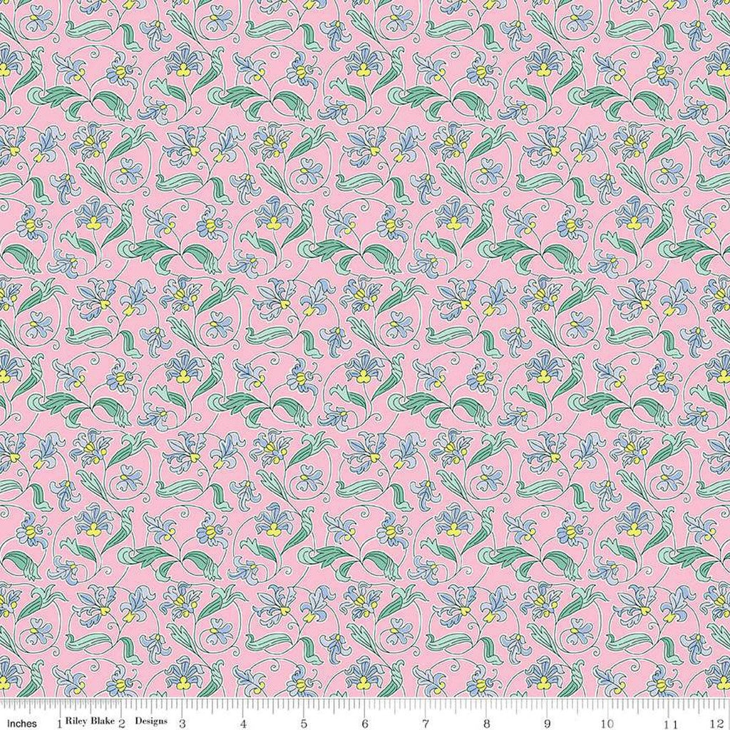 SALE London Parks Park Gates B 01666865B - Riley Blake Designs - Floral Flowers  - Quilting Cotton Fabric