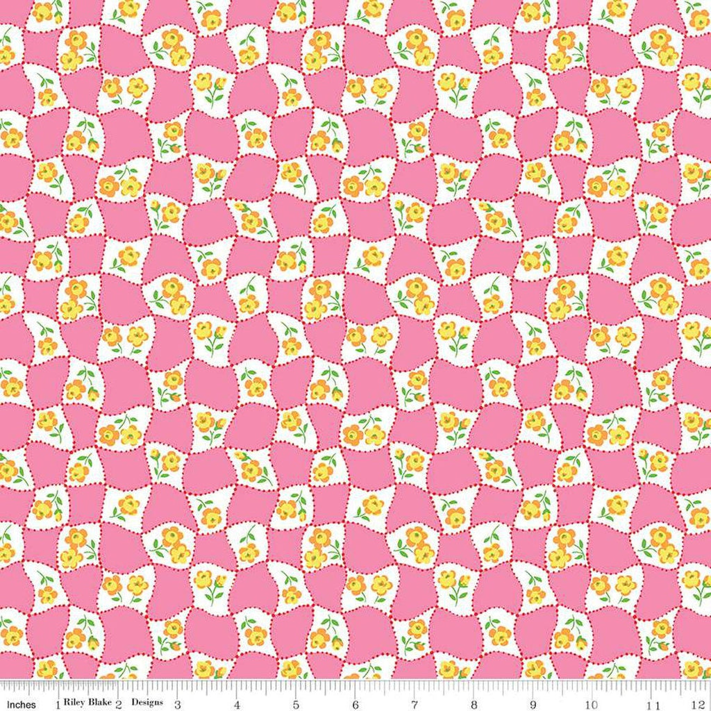SALE London Parks Picnic Posy B 01666866B - Riley Blake Designs - Floral Flowers  - Quilting Cotton Fabric
