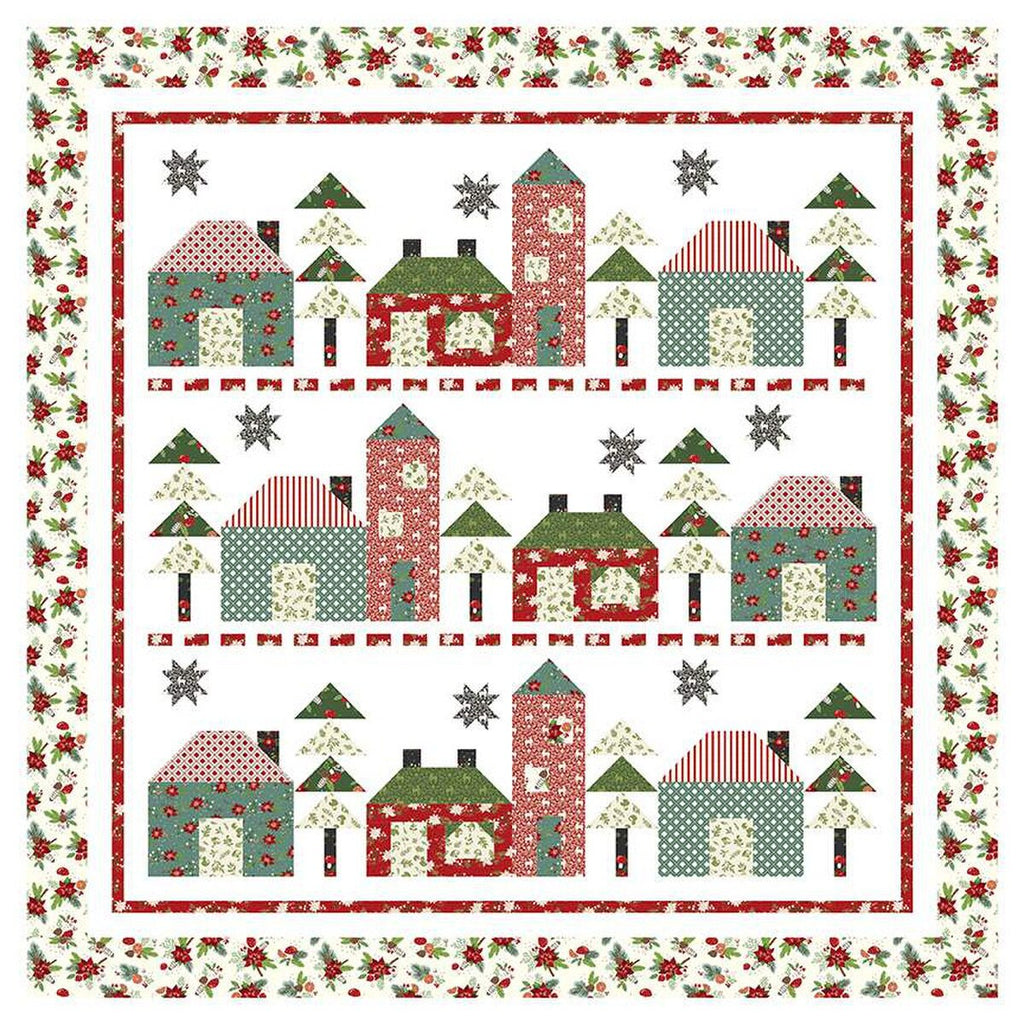 Christmas Village Trees Green - Riley Blake Designs – MOJAVE FARMS QUILT CO.