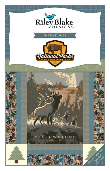 National Parks Charm Pack 5" Stacker Bundle - Riley Blake Designs - 42 piece Precut Pre cut - Quilting Cotton Fabric