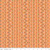 SALE Fat Quarter End of Bolt - Haunted Adventure Pennants C13117 Melon - Riley Blake Designs - Halloween - Quilting Cotton Fabric