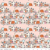 SALE Spooky Schoolhouse Potions Class C13201 Blush - Riley Blake Designs - Halloween Jars Bottles Pumpkins - Quilting Cotton Fabric