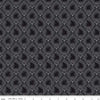 29" End of Bolt - Spooky Schoolhouse Damask C13204 Charcoal - Riley Blake Designs - Halloween Witches Bats - Quilting Cotton Fabric