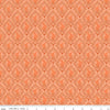 Spooky Schoolhouse Damask C13204 Orange - Riley Blake Designs - Halloween Witches Bats - Quilting Cotton Fabric