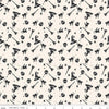11" End of Bolt - Hey Bootiful Witch Icons C13131 Off White - Riley Blake - Halloween Skulls Brooms Cats Hats - Quilting Cotton Fabric