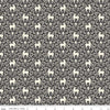 SALE Yuletide Forest Deer Damask C13544 Charcoal - Riley Blake Designs - Christmas Cream Deer Leaves Mushrooms - Quilting Cotton Fabric