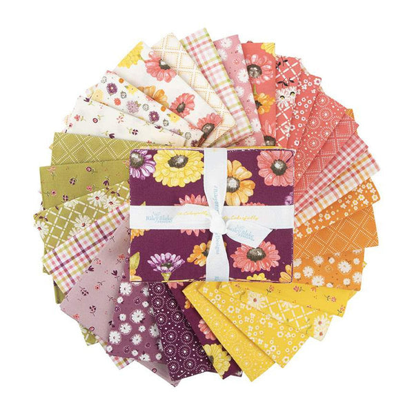 SALE Adel in Summer Fat Quarter Bundle - 28 pieces - Riley Blake Designs - Pre cut Precut - Floral - Quilting Cotton Fabric