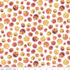 SALE Fright Delight Pumpkins C13231 White - Riley Blake Designs - Halloween Jack-o'-Lanterns - Quilting Cotton Fabric