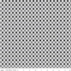12" End of Bolt - Fright Delight Plaid C13235 Black - Riley Blake Designs - Halloween Diagonal Black White Gray - Quilting Cotton Fabric