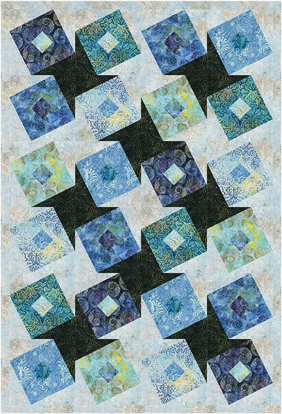 SALE Jou Jou Quilt PATTERN P184 by Quilters Treasure Chest - Riley Blake Design - INSTRUCTIONS Only - Batik Friendly Multiple Sizes