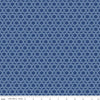 SALE Hanukkah Nights Star of David C13432 Blue - Riley Blake Designs - Quilting Cotton Fabric