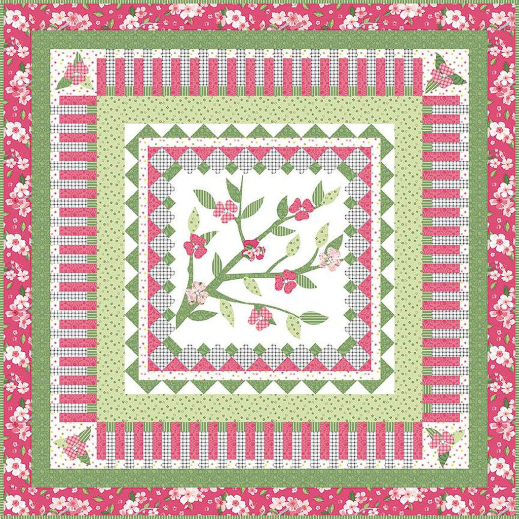 SUPER DEAL! Blooming Branches Quilt PaTTERN P112 by Jillily Studio - Riley Blake Design - INSTRUCTIONS Only - Piecing Applique