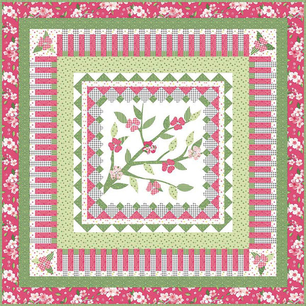SUPER DEAL! Blooming Branches Quilt PaTTERN P112 by Jillily Studio - Riley Blake Design - INSTRUCTIONS Only - Piecing Applique