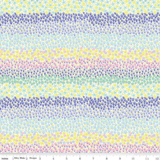 SALE London Parks Regents Border B 01666853B - Riley Blake Designs - Floral Flowers -  Liberty Fabrics  - Quilting Cotton Fabric