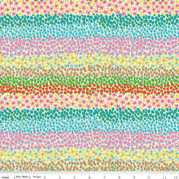 London Parks Regents Border C 01666853C - Riley Blake Designs - Floral Flowers -  Liberty Fabrics  - Quilting Cotton Fabric