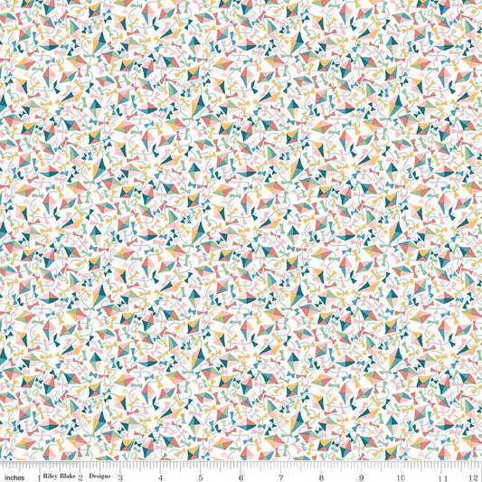 19"  End of Bolt - SALE London Parks Kite Flight A 01666855A - Riley Blake Designs - Kites -  Liberty Fabrics  - Quilting Cotton Fabric