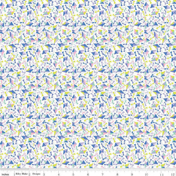 Fat Quarter End of Bolt - CLEARANCE London Parks Kite Flight B 01666855B - Riley Blake - Kites -  Liberty Fabrics  - Quilting Cotton Fabric