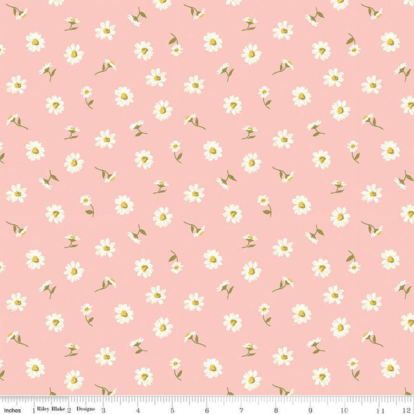 SALE London Parks Dulwich Daisy A 01666856A - Riley Blake Designs - Floral Flowers -  Liberty Fabrics  - Quilting Cotton Fabric