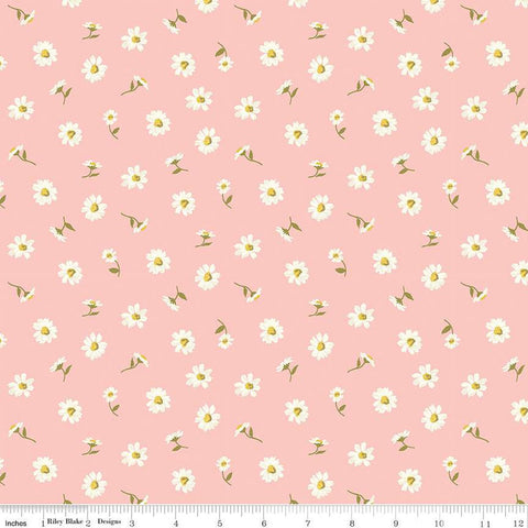 London Parks Dulwich Daisy A 01666856A - Riley Blake Designs - Floral Flowers -  Liberty Fabrics  - Quilting Cotton Fabric