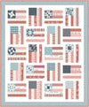 SALE Fly the Flag Quilt PATTERN P123 - Amy  Smart - Riley Blake Design - INSTRUCTIONS Only - 18 Pages 4 Different Star Blocks Patriotic