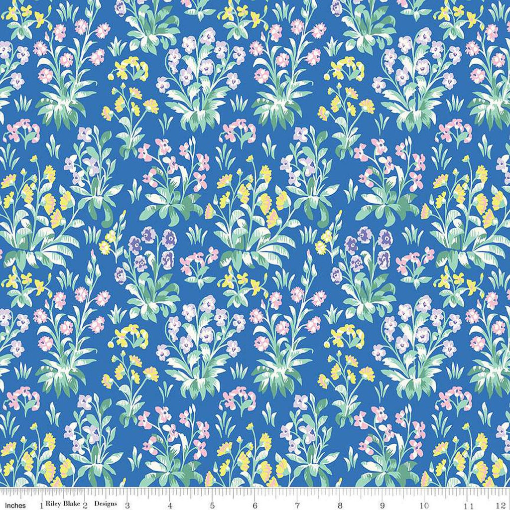 SALE London Parks Battersea Botanical B 01666859B - Riley Blake Designs - Floral Flowers Plants  - Quilting Cotton Fabric