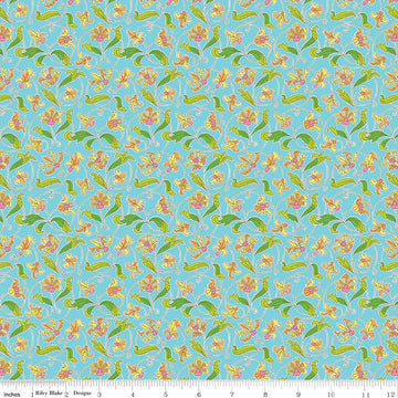 SALE London Parks Park Gates C 01666865C - Riley Blake Designs - Floral Flowers - Liberty Fabrics - Quilting Cotton Fabric