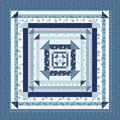 SALE Churn Dash Repeat Quilt PATTERN P190 by Snowball Quilt Company - Riley Blake Design - INSTRUCTIONS Only - Piecing