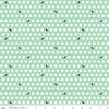 SALE Haunted Adventure Dots & Crows C13113 Caribbean - Riley Blake Designs - Halloween Birds White Polka Dots - Quilting Cotton Fabric