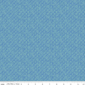 Lost at Sea Waves C13406 Seafoam - Riley Blake Designs - Nautical - Quilting Cotton Fabric
