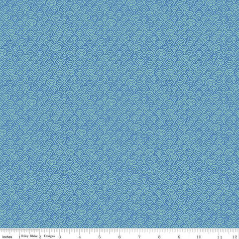 Lost at Sea Waves C13406 Seafoam - Riley Blake Designs - Nautical - Quilting Cotton Fabric