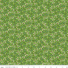 Yuletide Forest Berry Sprigs C13543 Lime - Riley Blake Designs - Christmas Leaves Berries - Quilting Cotton Fabric