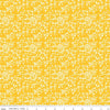 17" End of Bolt - SALE Adel in Summer Daisy C13393 Yellow - Riley Blake Designs - Floral Flowers Daisies Dots - Quilting Cotton Fabric