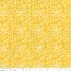 17" End of Bolt - SALE Adel in Summer Daisy C13393 Yellow - Riley Blake Designs - Floral Flowers Daisies Dots - Quilting Cotton Fabric