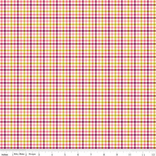 DEAL Adel in Summer Plaid C13394 Multi - Riley Blake Designs - 1/8" Check Checks - Quilting Cotton Fabric