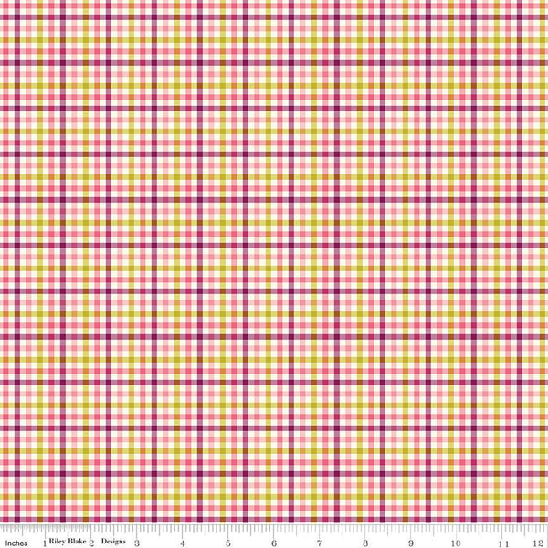 SALE Adel in Summer Plaid C13394 Multi - Riley Blake Designs - 1/8" Check Checks - Quilting Cotton Fabric