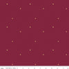 16" End of Bolt - Silent Night Follow the Star SC13575 Berry SPARKLE - Riley Blake - Christmas Stars Gold SPARKLE - Quilting Cotton Fabric