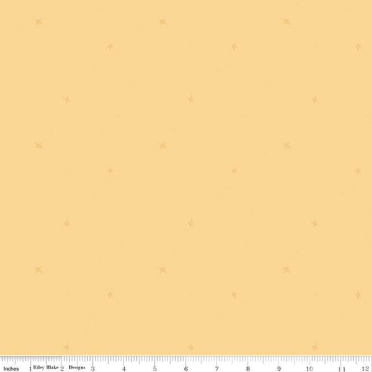 Fat Quarter End of Bolt - SALE Silent Night Follow the Star SC13575 Shine SPARKLE - Riley Blake - Christmas Gold SPARKLE - Quilting Cotton