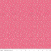 32" End of Bolt - Adel in Summer Seeds C13395 Berry - Riley Blake Designs - Dots Concentric Circles - Quilting Cotton Fabric