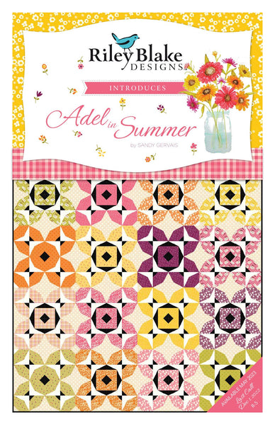 Adel in Summer Charm Pack 5" Stacker Bundle - Riley Blake Designs - 42 piece Precut Pre cut - Floral - Quilting Cotton Fabric