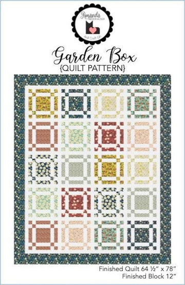 SALE Garden Patch Quilt PATTERN P156 - Amanda Niederhauser - Riley Blake Design - INSTRUCTIONS Only - Piecing