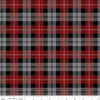 SALE FLANNEL Tartan Plaid F638 Red - Riley Blake Designs - FLANNEL Cotton Fabric