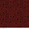 SALE Kringle Words C13446 Red - Riley Blake Designs - Christmas Folk Art Text - Quilting Cotton Fabric
