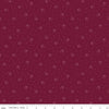 SALE Silent Night Choir of Angels C13573 Berry - Riley Blake - Christmas Tone-on-Tone Angels Stars Music Notes - Quilting Cotton Fabric