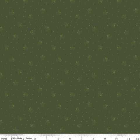 26" End of Bolt Silent Night Choir of Angels C13573 Sprig - Riley Blake - Christmas Tone-on-Tone Angels Stars Music - Quilting Cotton Fabric