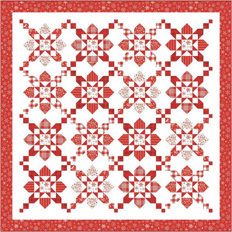 Jubilant Quilt PATTERN P180 by Wendy Sheppard - Riley Blake Designs - INSTRUCTIONS Only - Pieced Star Blocks