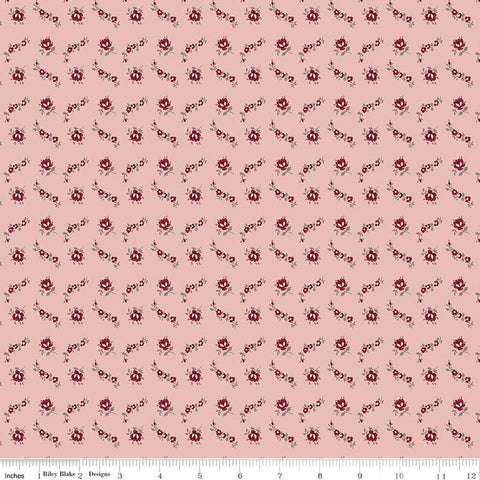 Heartfelt Blossoms C13493 Rose - Riley Blake Designs - Floral Flowers - Quilting Cotton Fabric