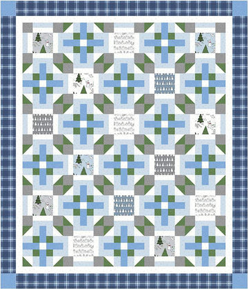 SALE Cozy Winter Quilt PATTERN P156 - Amanda Niederhauser - Riley Blake Design - INSTRUCTIONS Only - Piecing